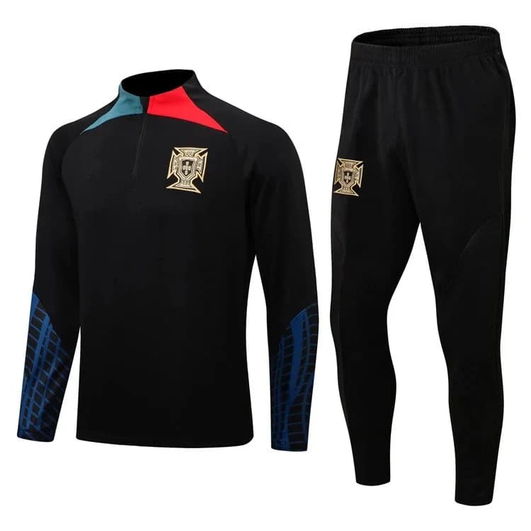 Black Portugal Training Tracksuit Set