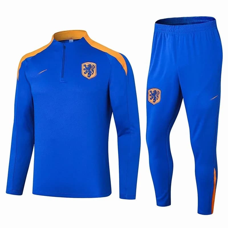 Nike Netherlands Training Set Royal Blue/Orange Tracksuit