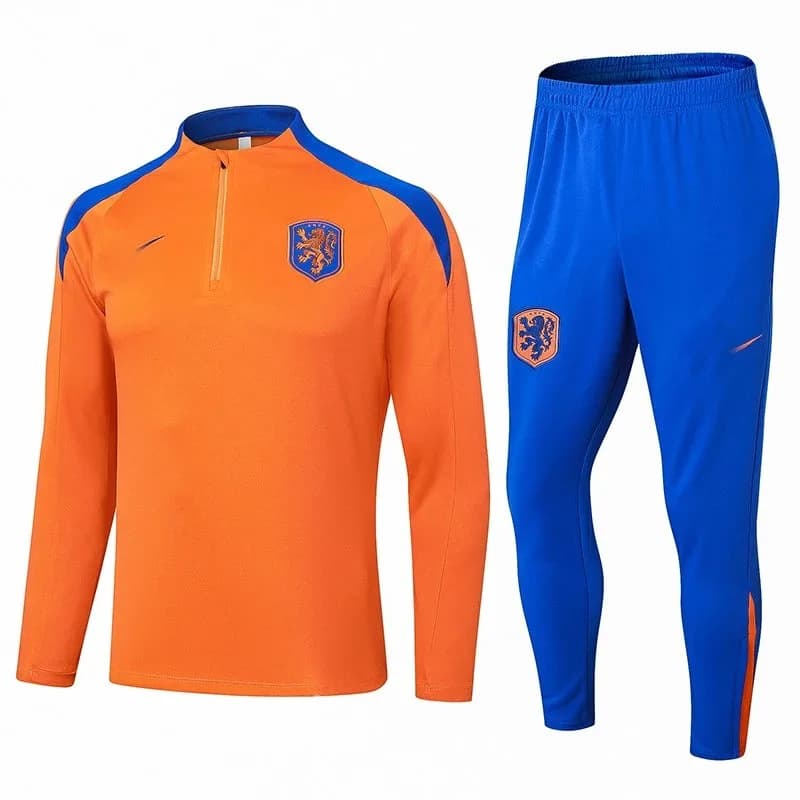 Nike Sportswear Netherlands Training Set Orange/Blue Tracksuit