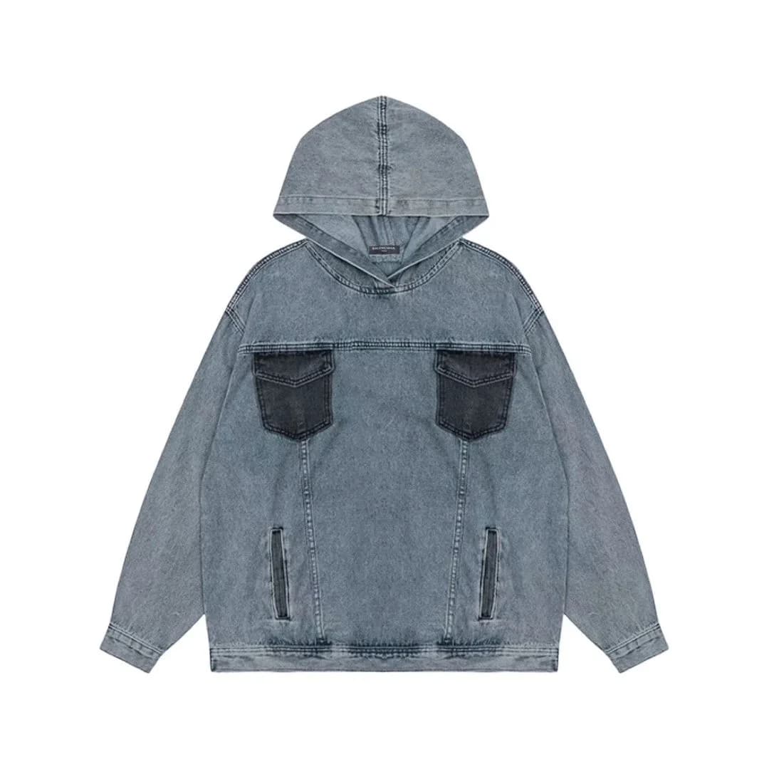 Balenciaga Hooded Denim Jacket 20牛仔蓝