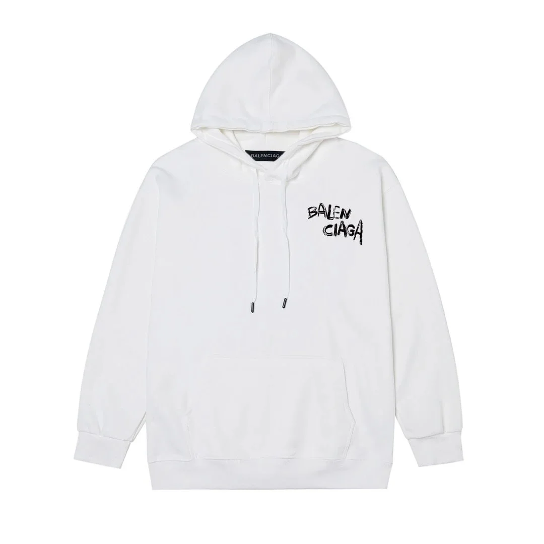 Balenciaga White Graffiti Hoodie