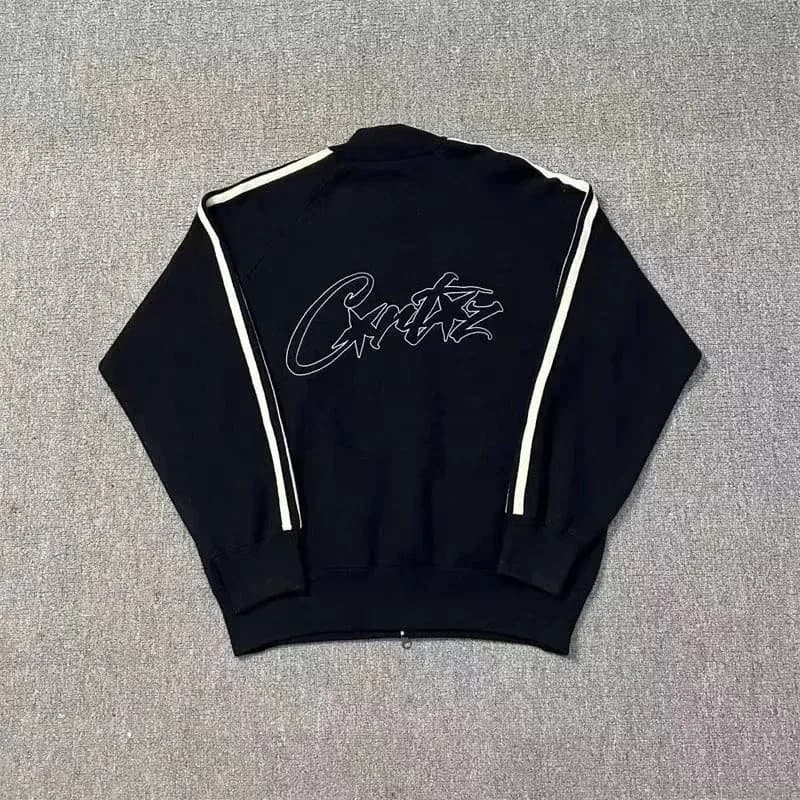 Corteiz CRTZ Black Track Jacket