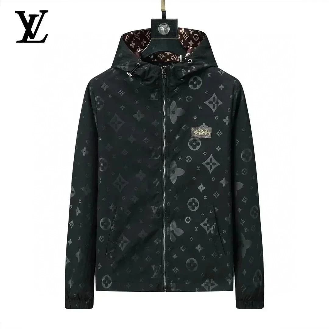 Louis Vuitton LV Trainer Monogram Jacket Black