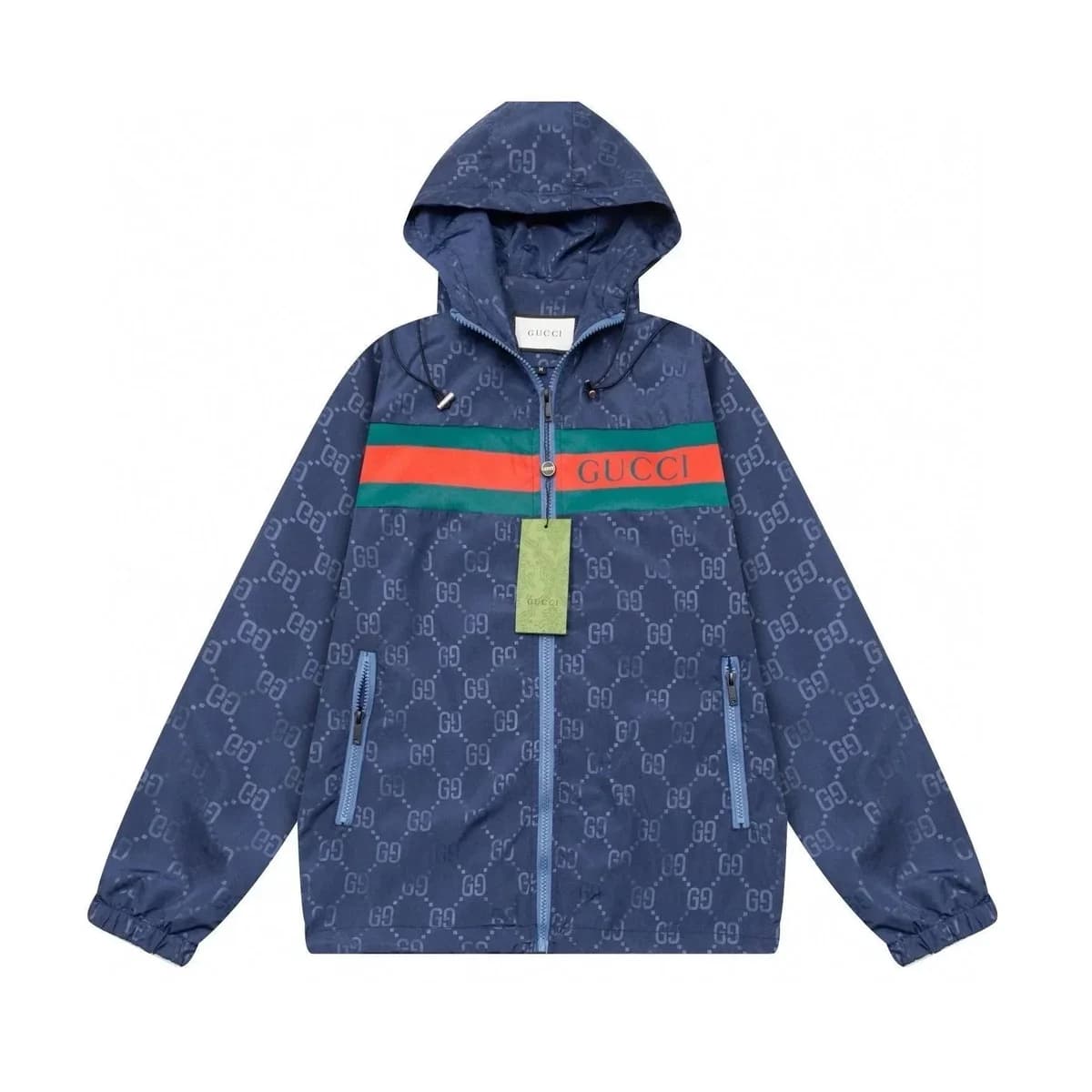 Gucci GG Monogram Blue Jacket