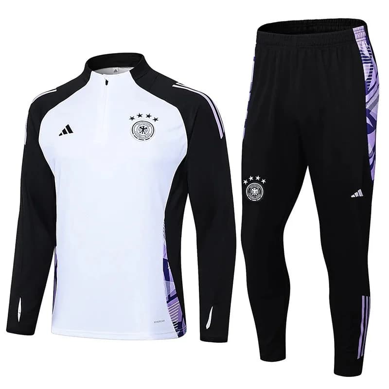 Adidas Classic Football 2425 Germany White Tracksuit
