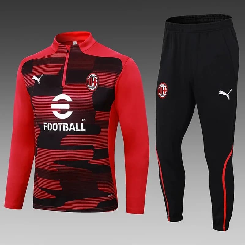 Puma AC Milan 2425AC Red Black Tracksuit