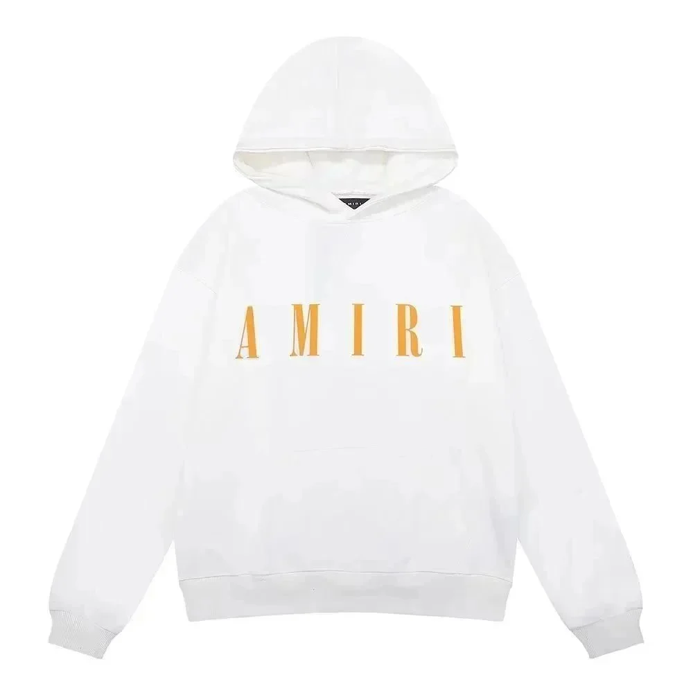 Amiri White AMIRI Logo Hoodie
