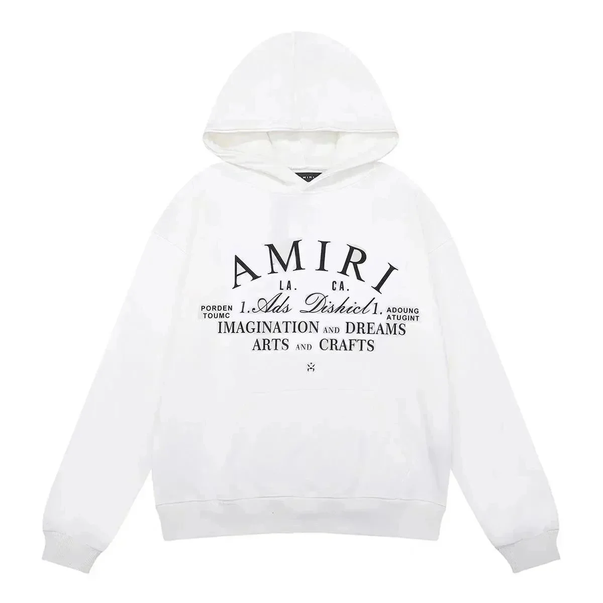 Amiri White Imagination Hoodie