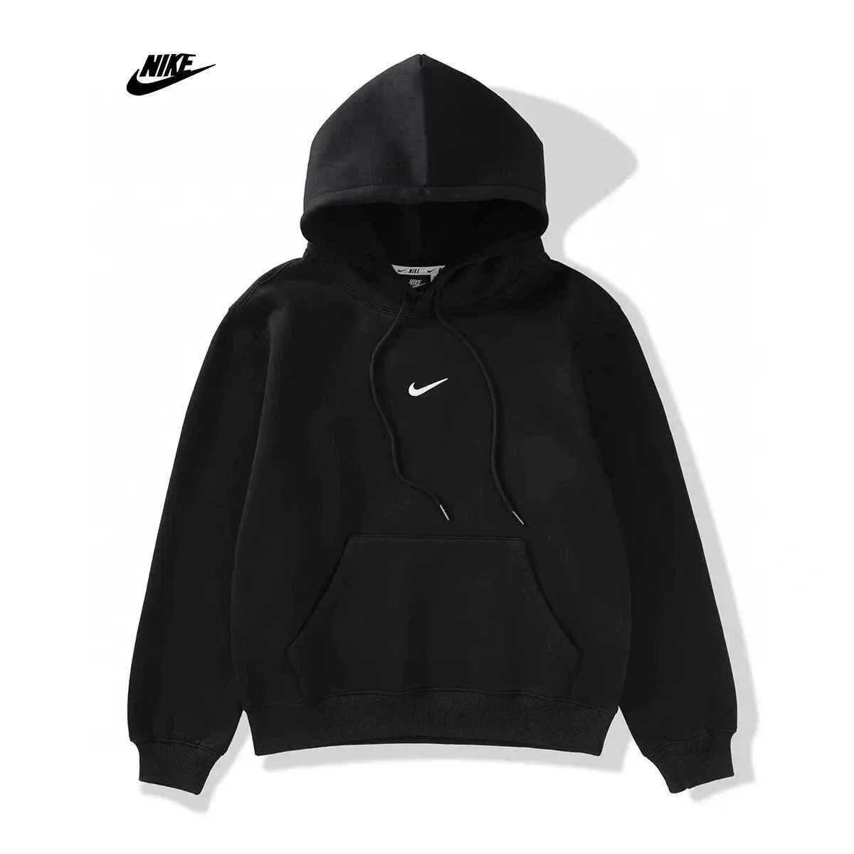 Nike Air Force 1 NK Black Hoodie Sweatshirt