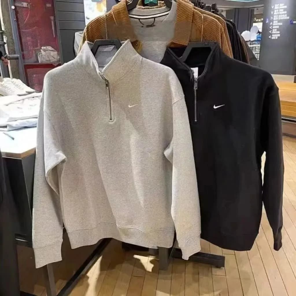 Nike Half-Zip Sweatshirt Grey