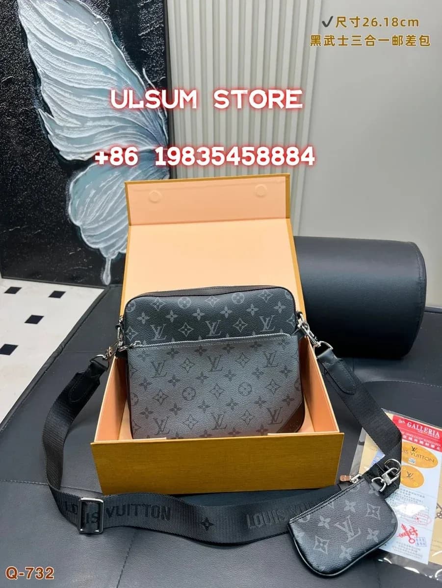 Louis Vuitton Tabi Black Monogram Shoulder Bag