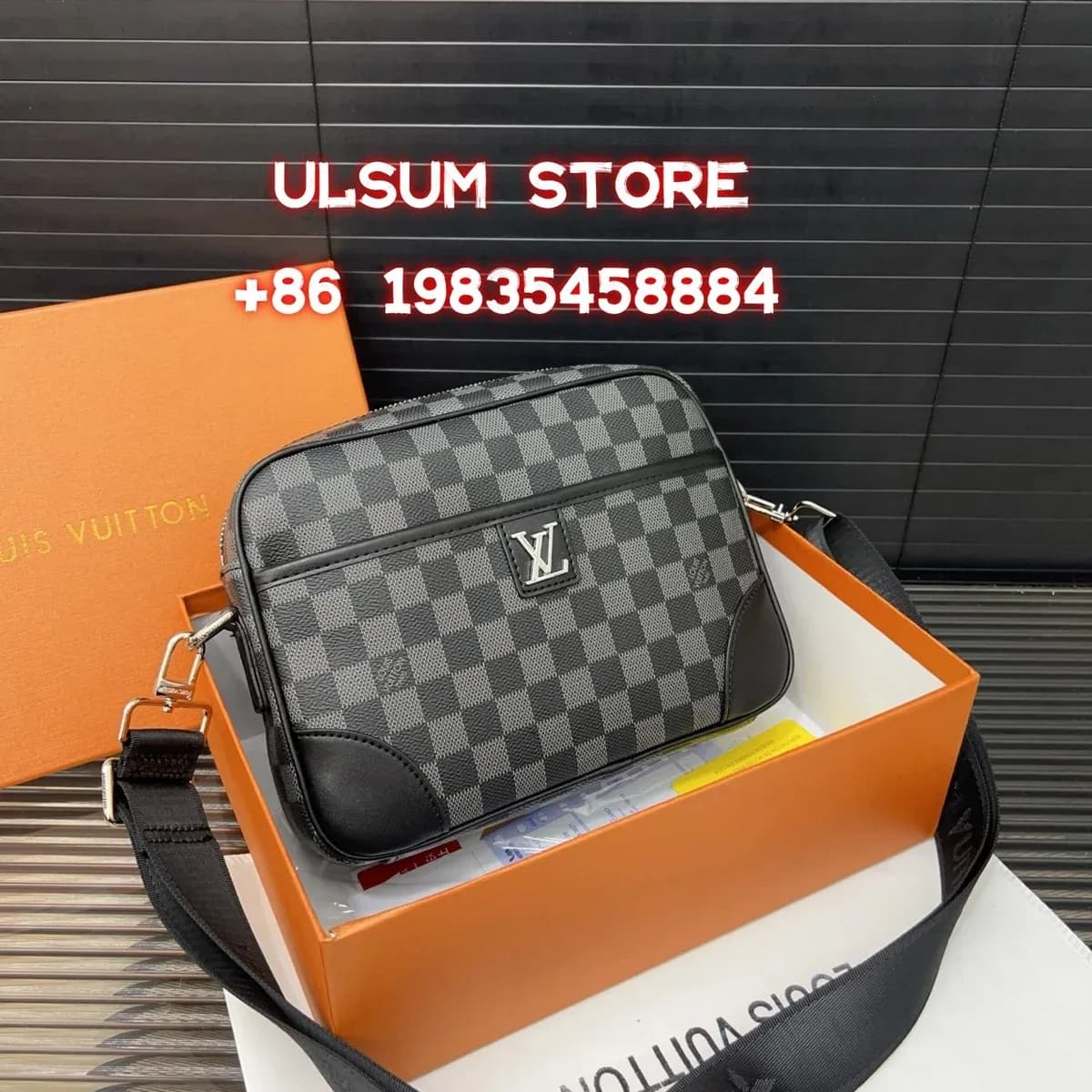 Louis Vuitton Damier Monogram Crossbody Bag