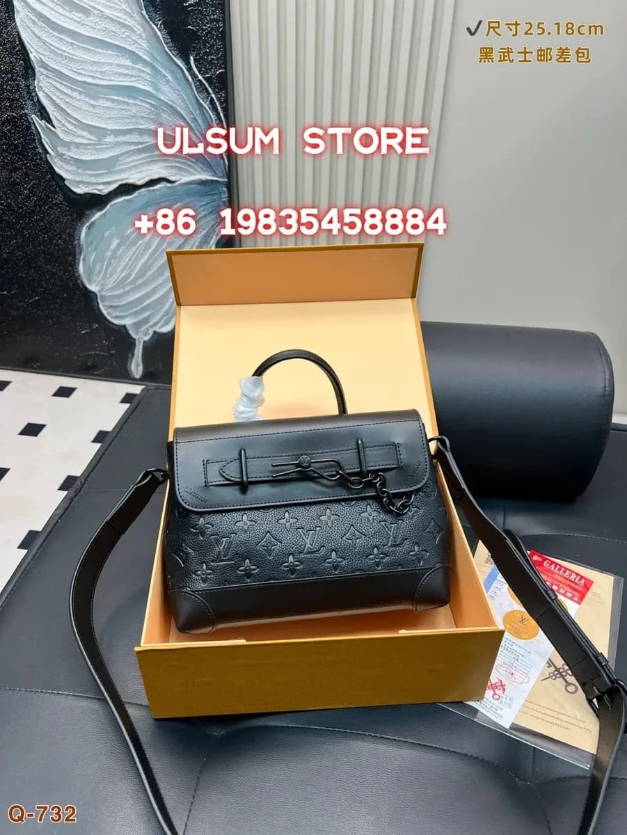 Louis Vuitton Tabi Black Monogram Leather Bag
