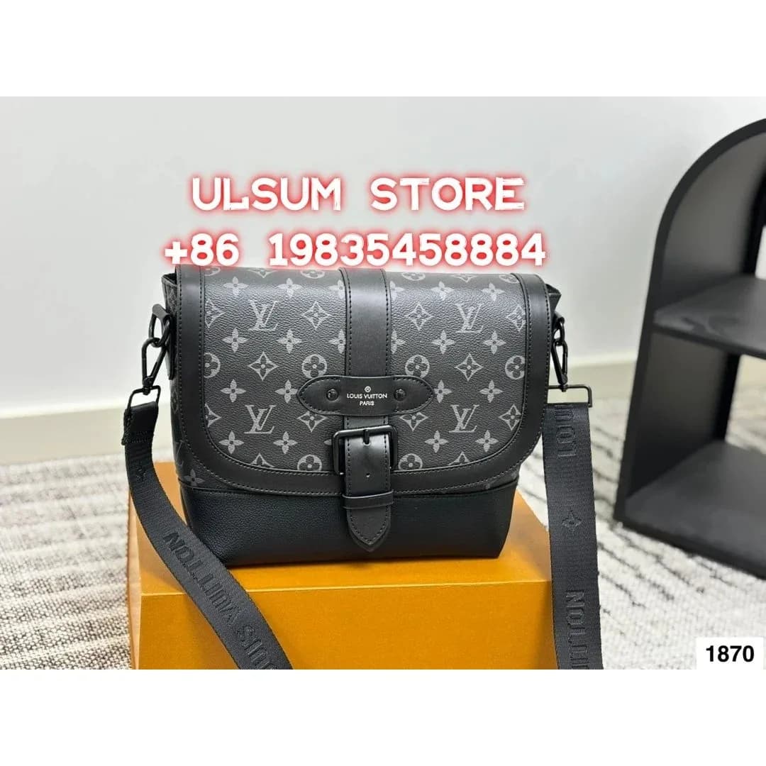 Louis Vuitton Tabi Monogram Shoulder Bag Black