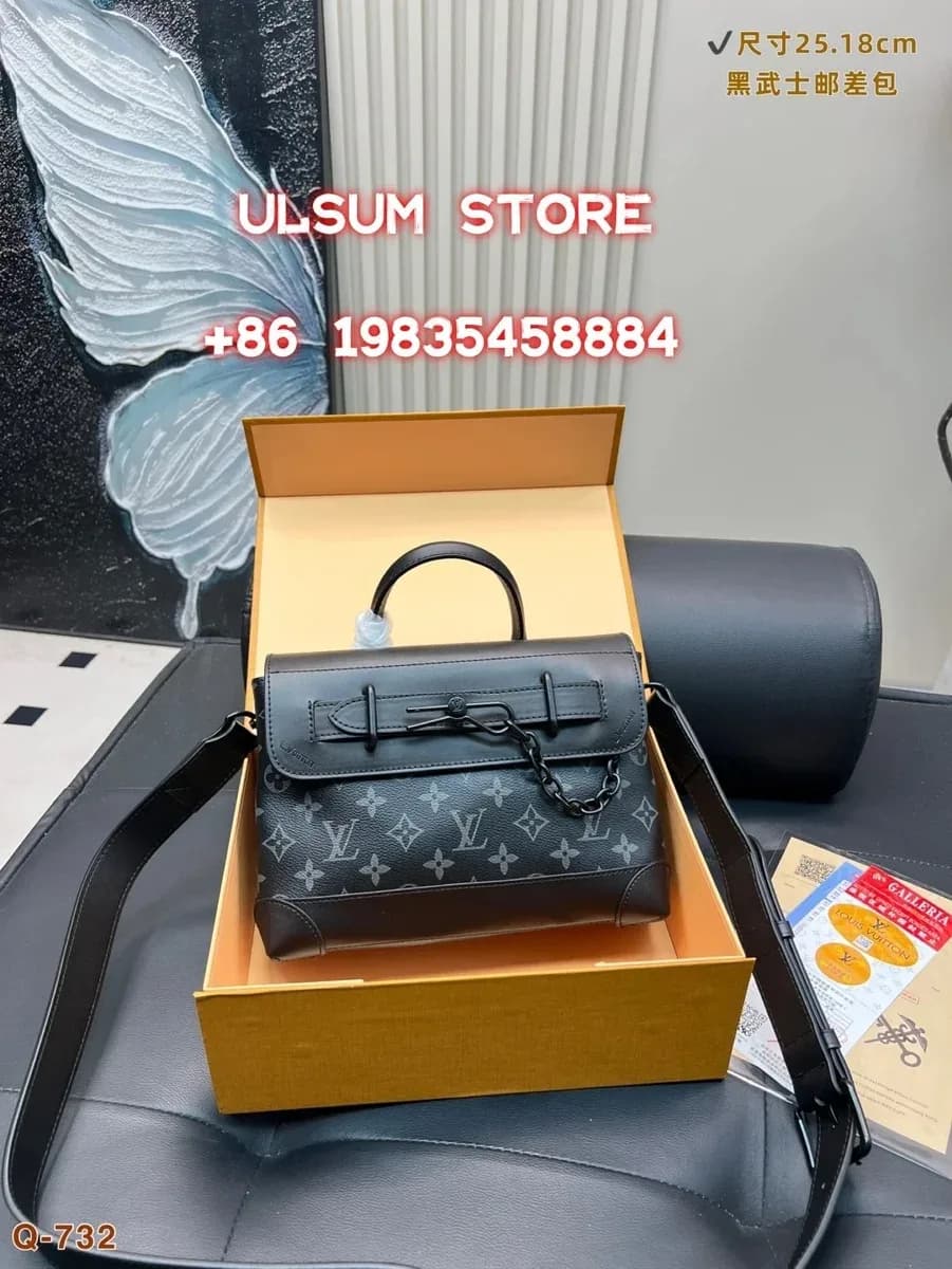 Louis Vuitton Tabi Black Monogram Mail Bag