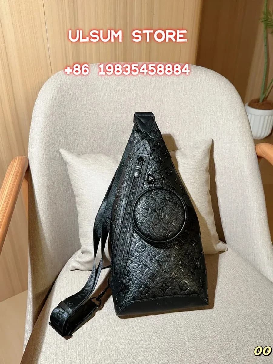 Louis Vuitton Neverfull Monogram Black Sling Bag