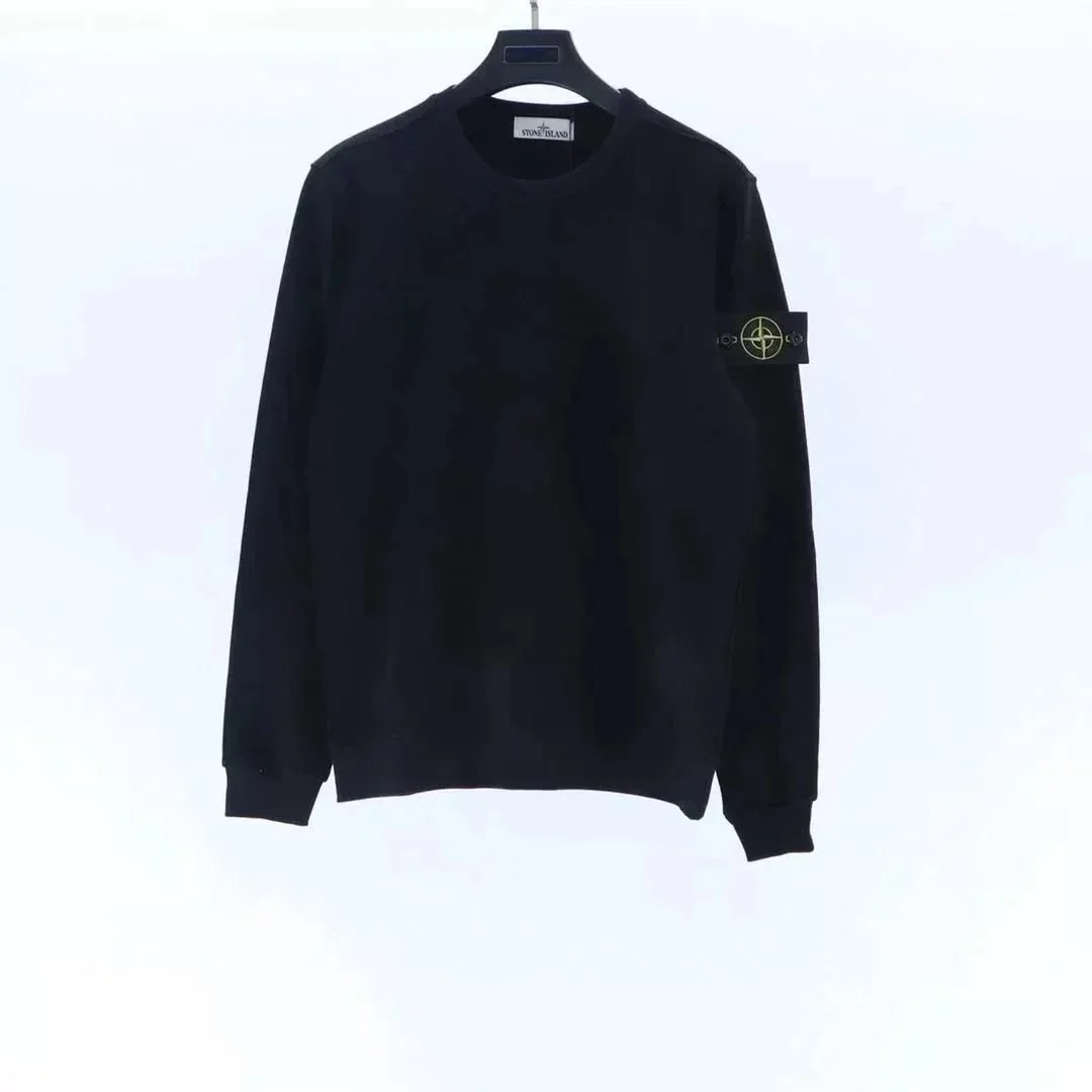 Stone Island 68-15 Black Crewneck Sweatshirt