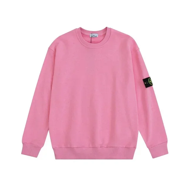 Stone Island 68-15 Pink Crewneck Sweatshirt