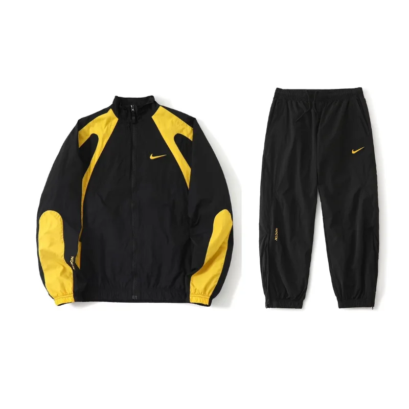 Nike Nocta Yellow & Black Tracksuit Set