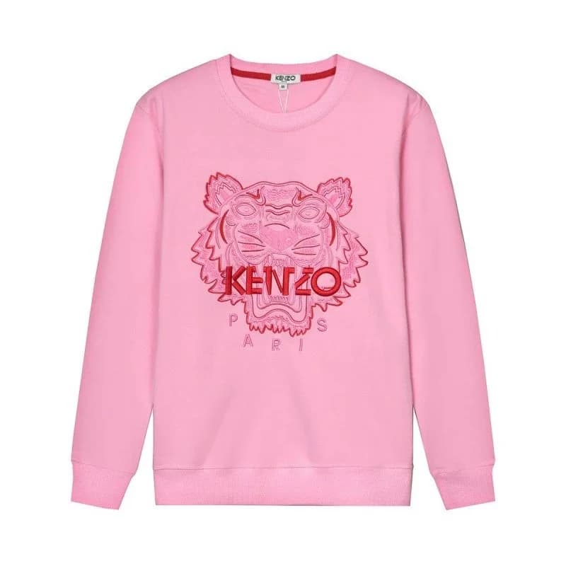 Kenzo Pink Tiger Embroidered Sweatshirt