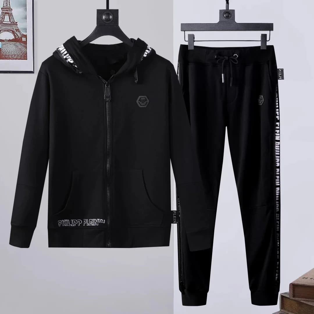 Philipp Plein Black Tracksuit Set