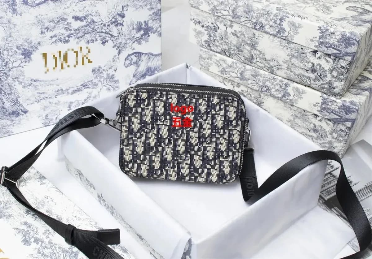Dior Lady Dior Othello Black Crossbody Bag