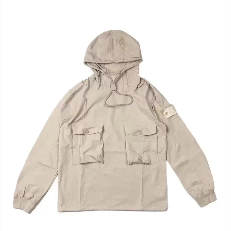 Stone Island 68-15 Beige Hooded Jacket