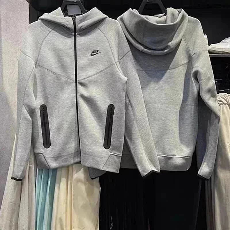 Nike Tech Fleece Grey Hoodie Jacket