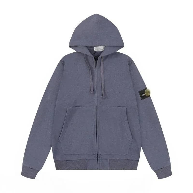 Stone Island 68-15 Grey Hoodie Jacket