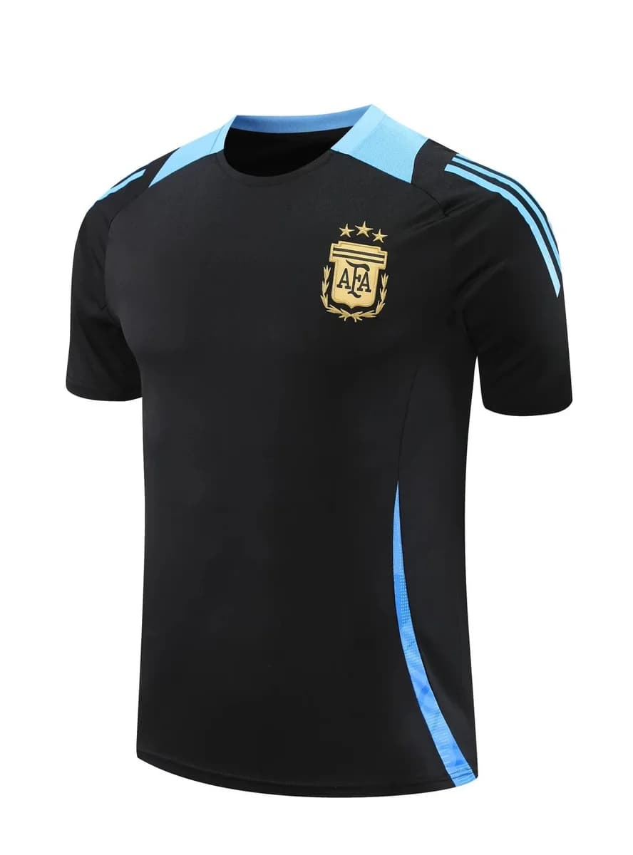 Adidas Classic Football Argentina Away Jersey Black/Light Blue