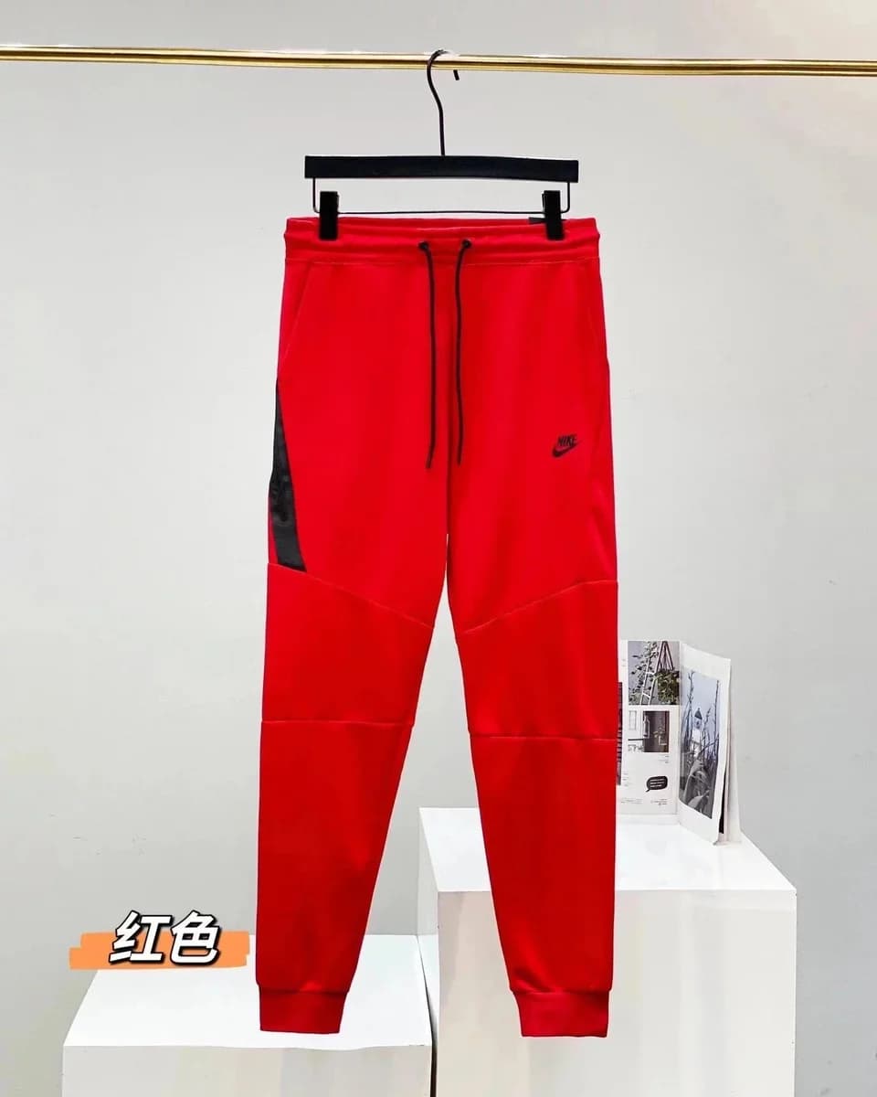 Nike Tech Fleece Red Pants
