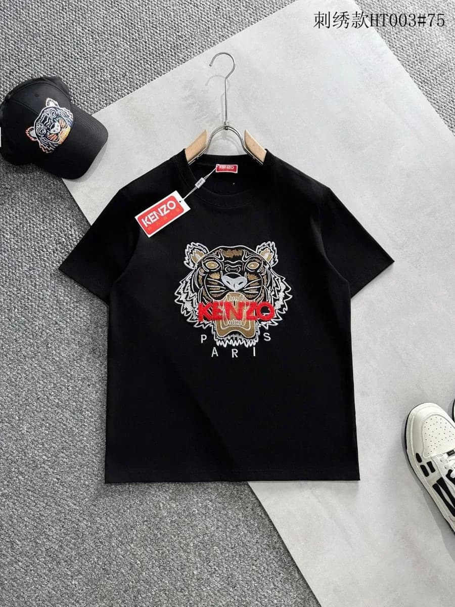 Kenzo Tiger Head Black T-Shirt