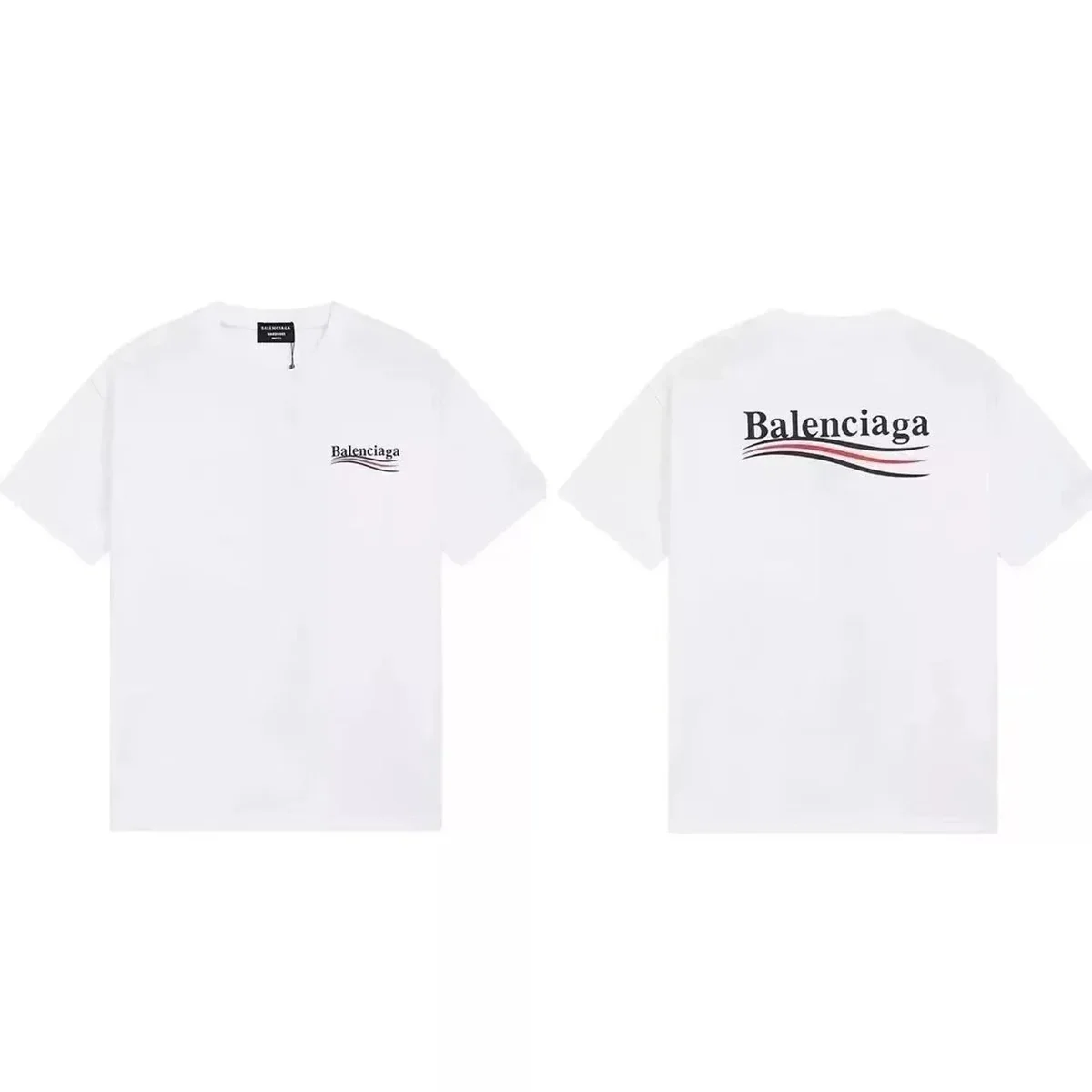 Balenciaga White Classic Logo T-Shirt