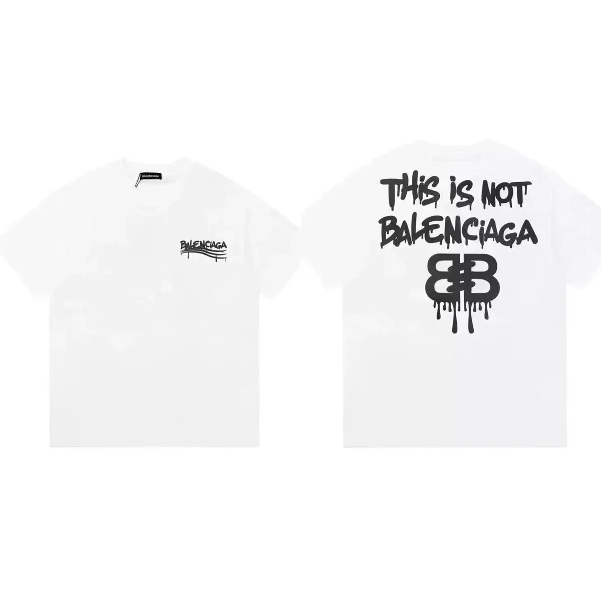 Balenciaga This Is Not Balenciaga White T-Shirt