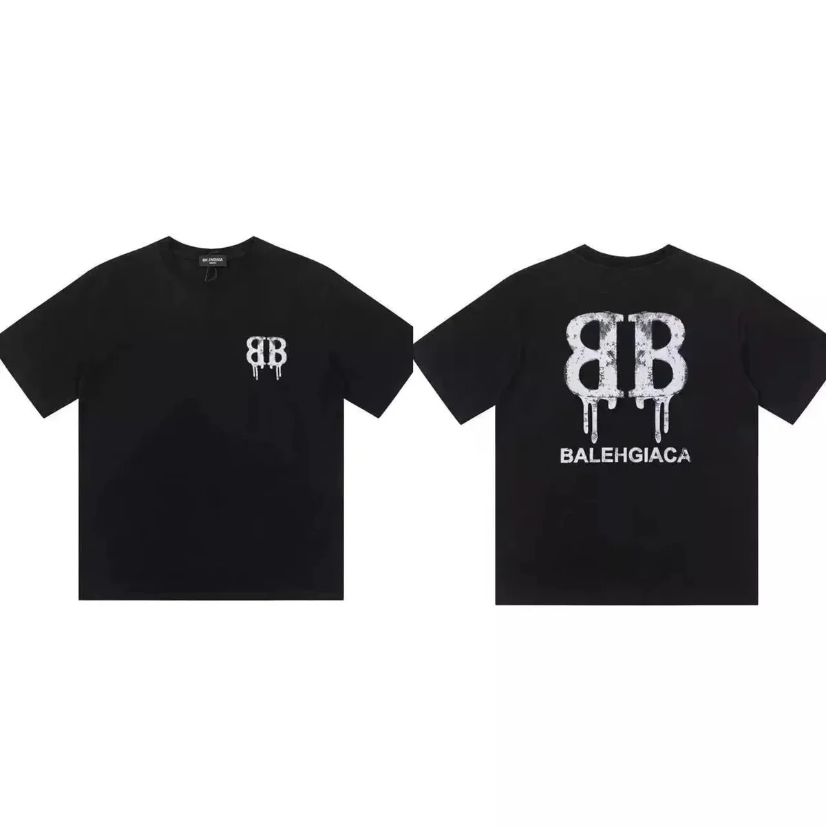 Balenciaga BB Logo Black T-Shirt