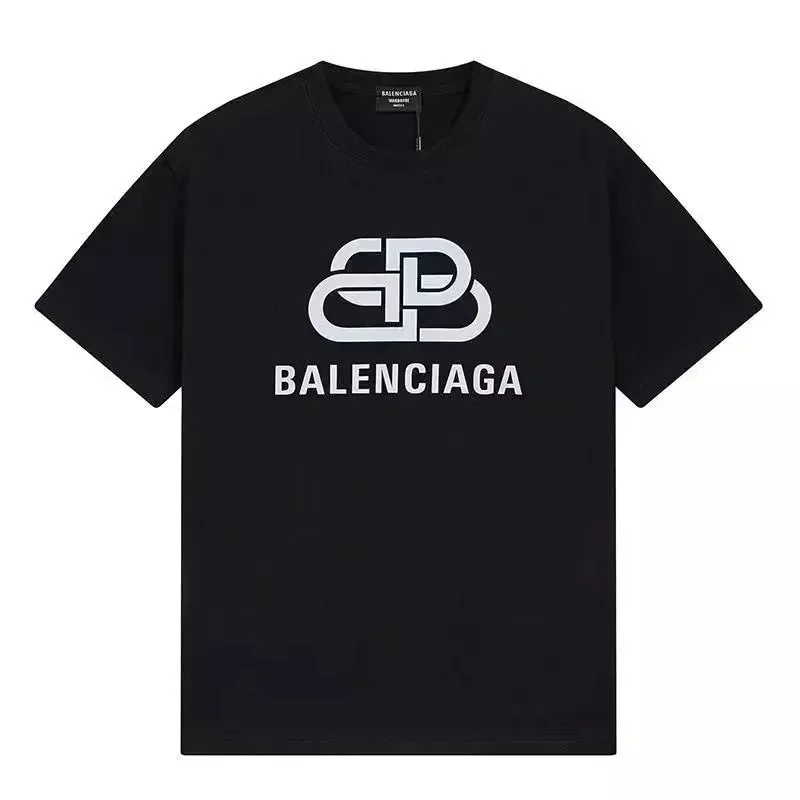 Balenciaga Triple Black BB Logo T-Shirt
