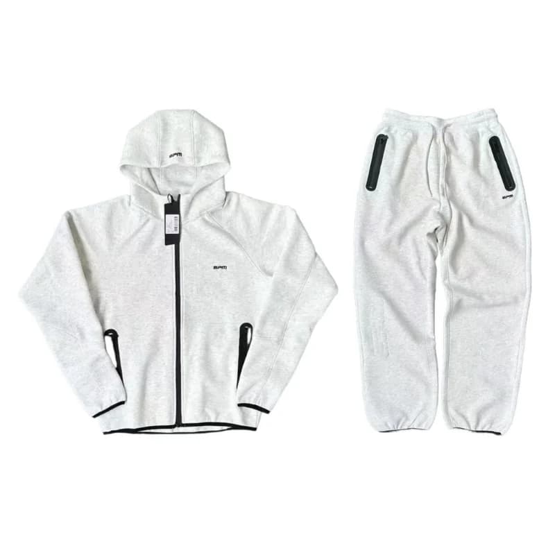 Tracksuit Set in Light Grey