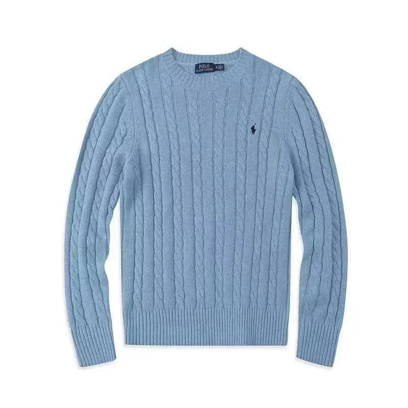 Polo Ralph Lauren Cable Knit Sweater Light Blue