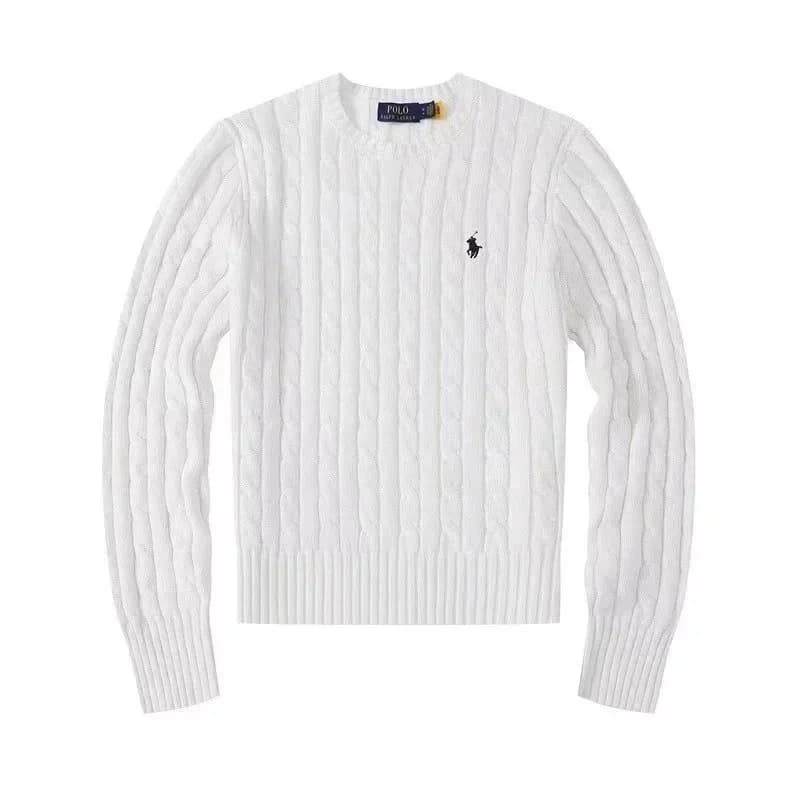 Polo Ralph Lauren Cable Knit Sweater White Casual