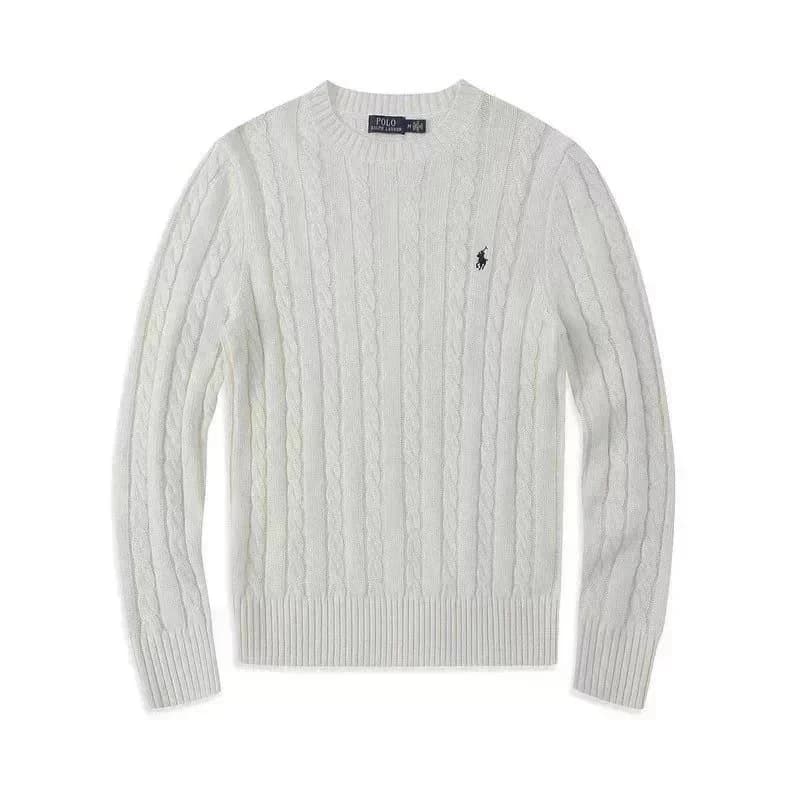 Polo Ralph Lauren Cable Knit Sweater White Men's