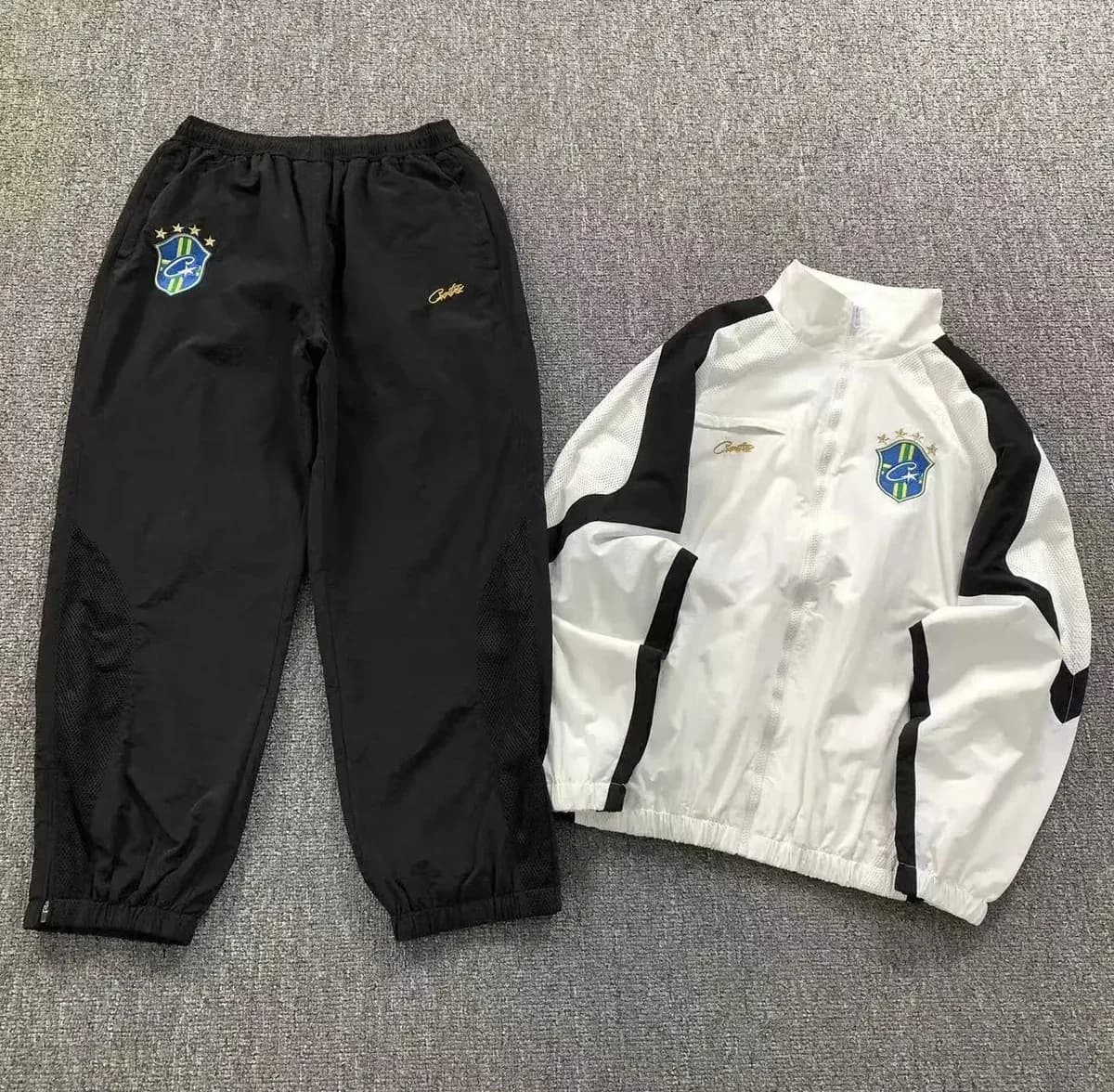 Tracksuit Set White/Black