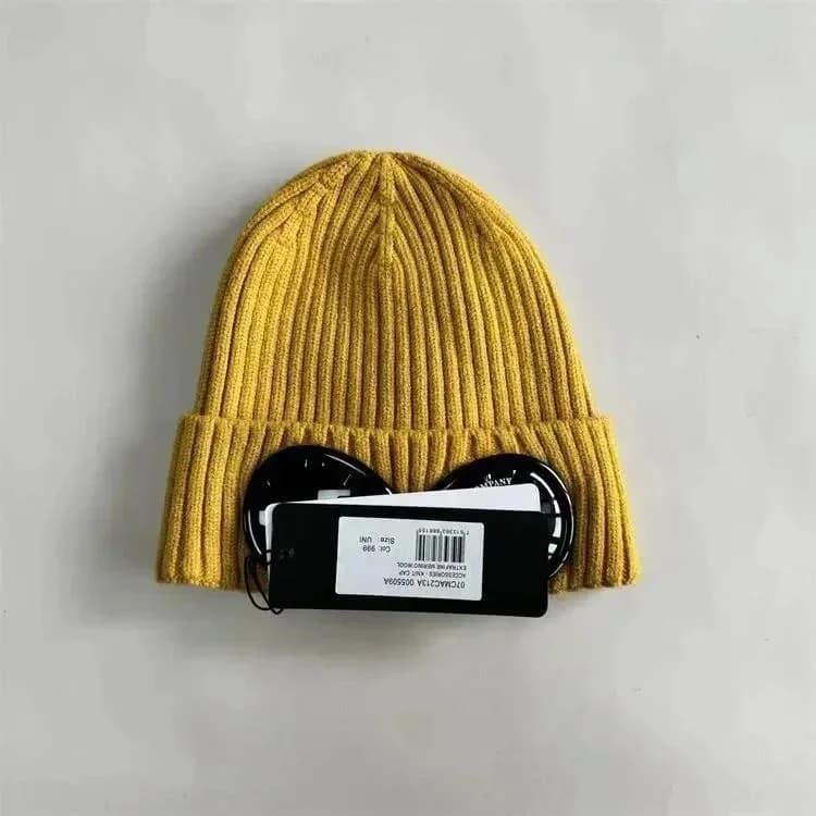 Knit Beanie in Wheat Color Headwear
