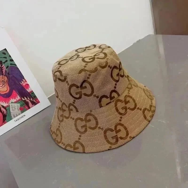 Gucci GG Monogram Bucket Hat Beige