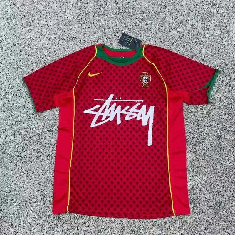 Stussy Portugal Nike Jersey Red/Green Sporty