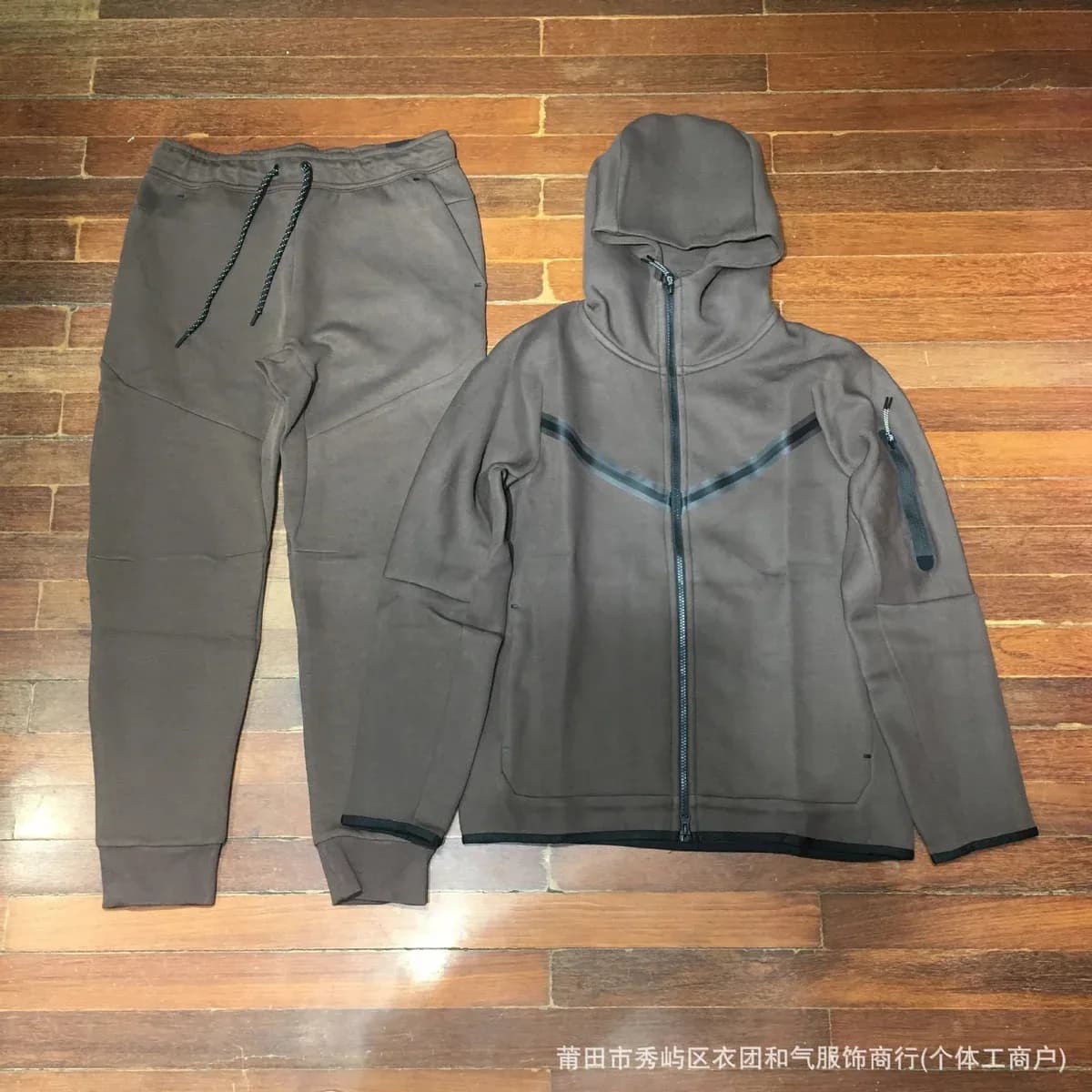 Nike Air Tech Fleece Olive Tracksuit
