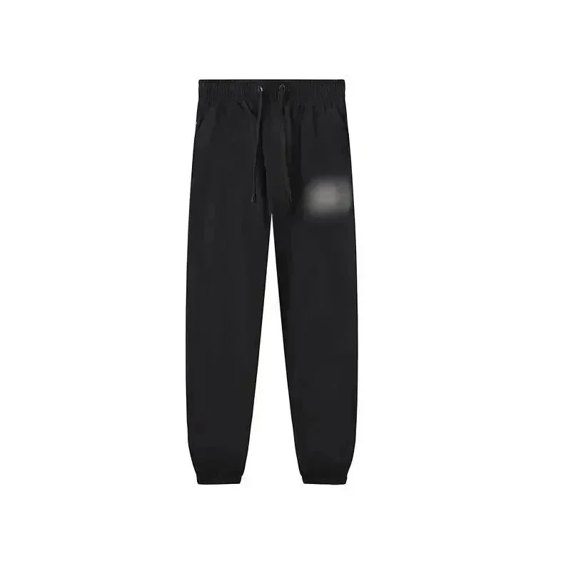Black Solid Jogger Pants