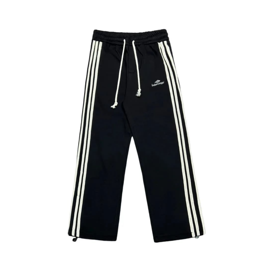Balenciaga Black Triple Stripe Track Pants