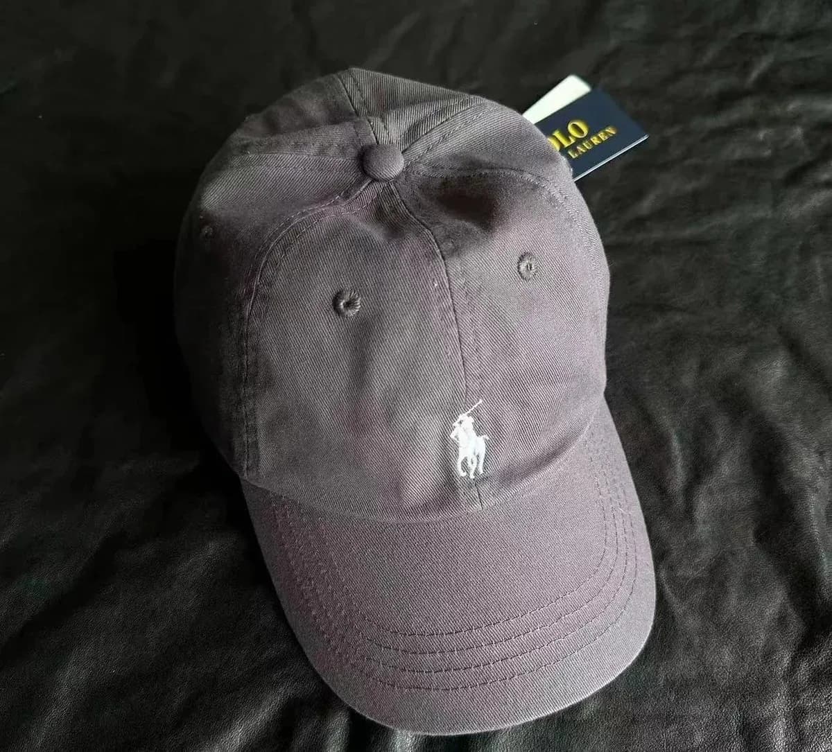Ralph Lauren Polo Pony Grey Cap Headwear