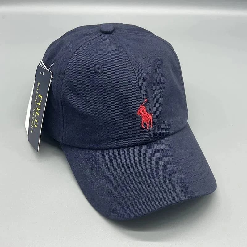 Polo Ralph Lauren Navy Red Pony Cap