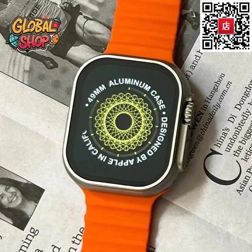 Apple 49mm Aluminum Case Orange Watch